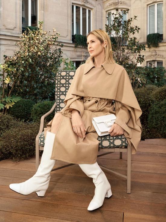 Carel Malaga - Bottes Tissu Et Cuir Verni Blanc