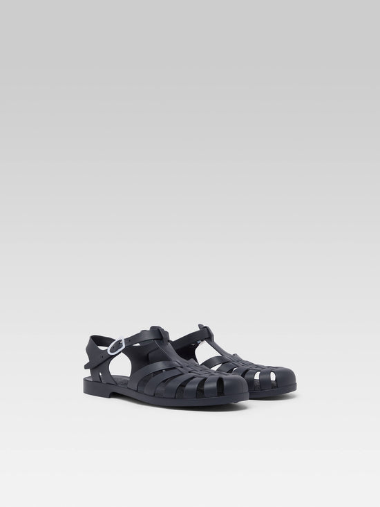 Carel Meduse - Sandales Plastique Bleu Marine