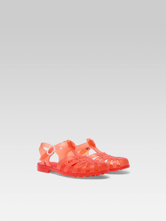 Carel Meduse - Sandales Plastique Mandarine