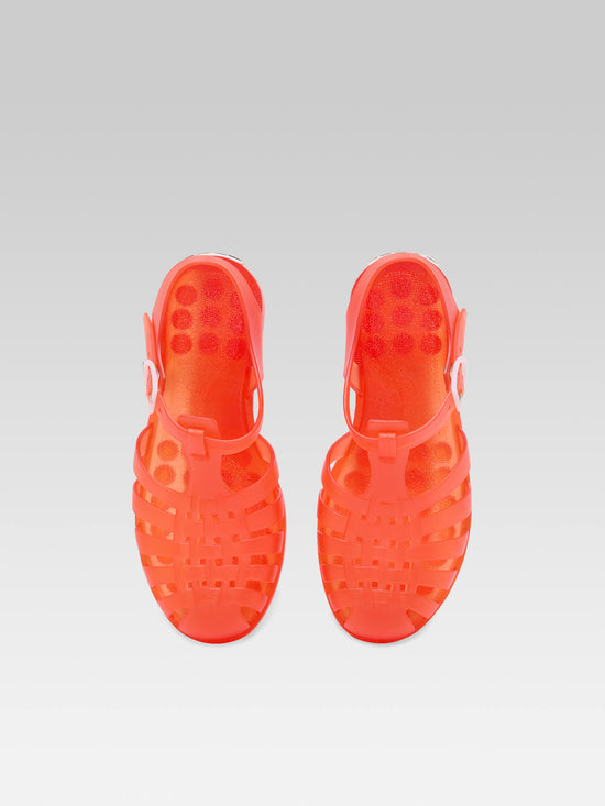 Carel Meduse - Sandales Plastique Mandarine