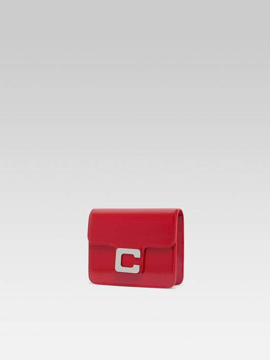 Carel Mini Sorbonne - Sac Cuir Verni Rouge