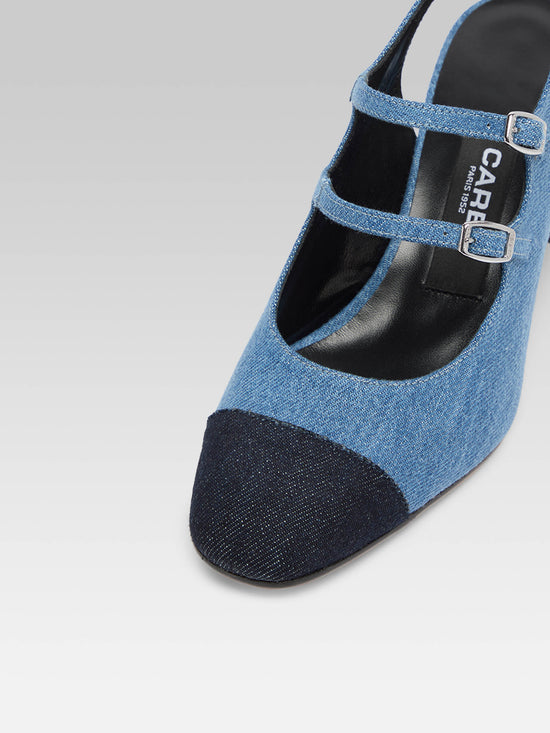 Carel Papaya - Babies Slingback Tissu Bi-jeans