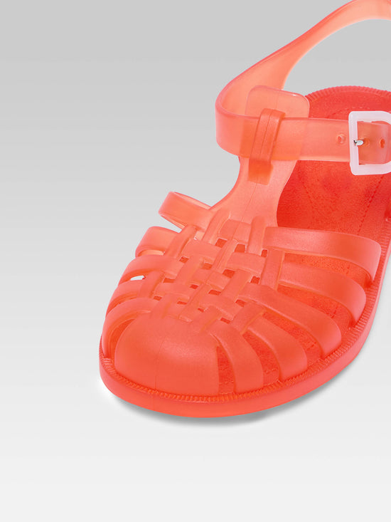 Carel Petite Meduse - Sandales Plastique Mandarine