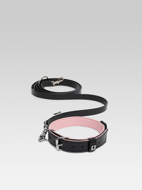 Carel Rex - Collier Pour Chien En Cuir Noir