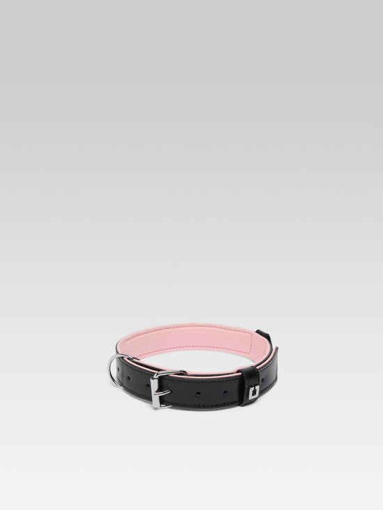 carel Rex - Collier pour chien en cuir noir