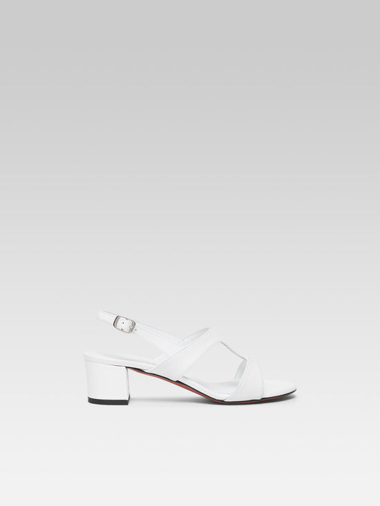 carel Romy - Sandales tissu blanc