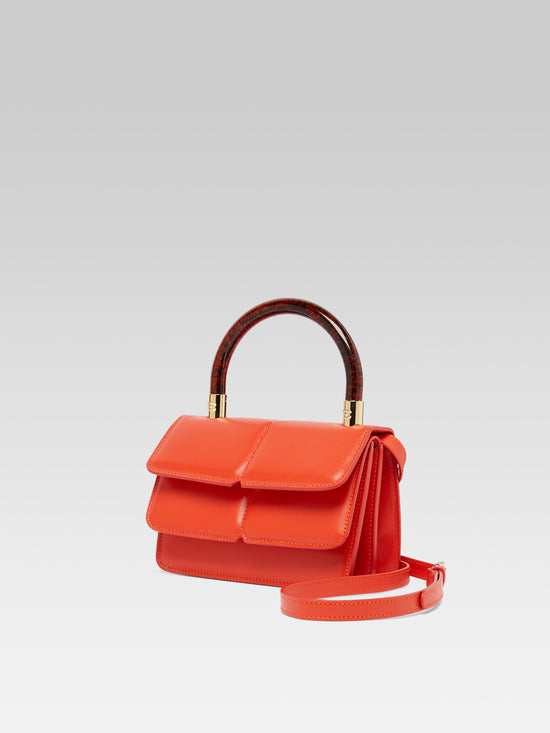 Carel Simone - Sac à Main Cuir Upcyclé Orange