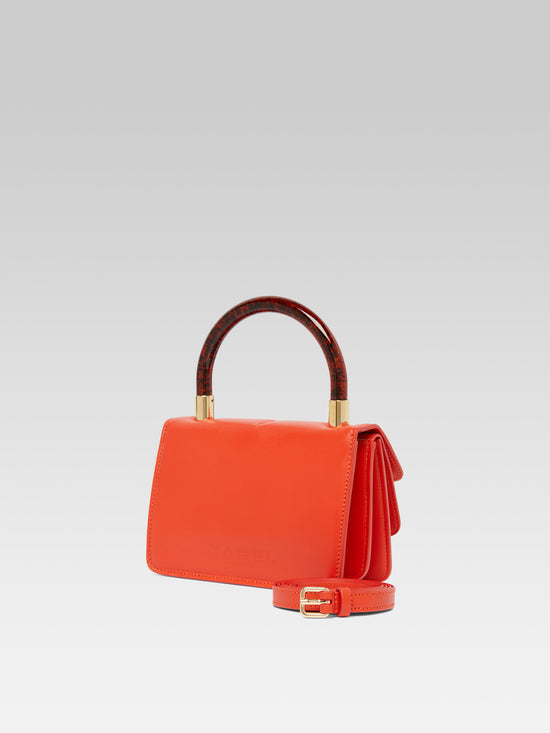 Carel Simone - Sac à Main Cuir Upcyclé Orange