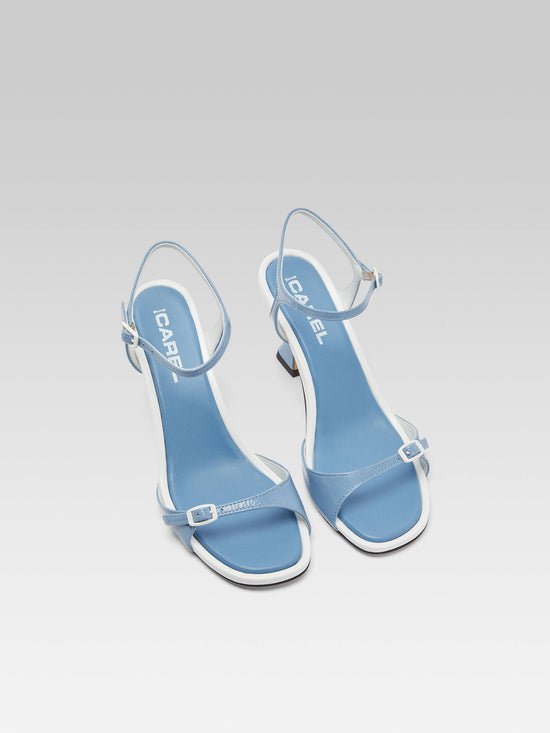 Carel Celeste - Sandales à Talons Cuir Verni Jean – Carel Paris