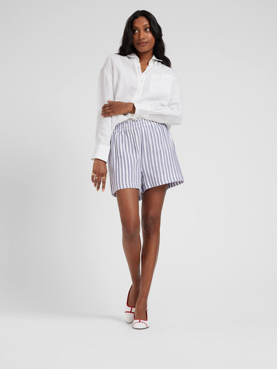 Carel Elisa - Ballerines Slingback Cuir Blanc Et Rouge