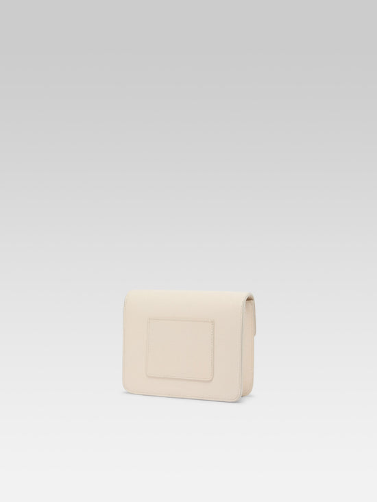 Carel Mini Sorbonne - Sac à Bandoulière Cuir Grainé Ivoire