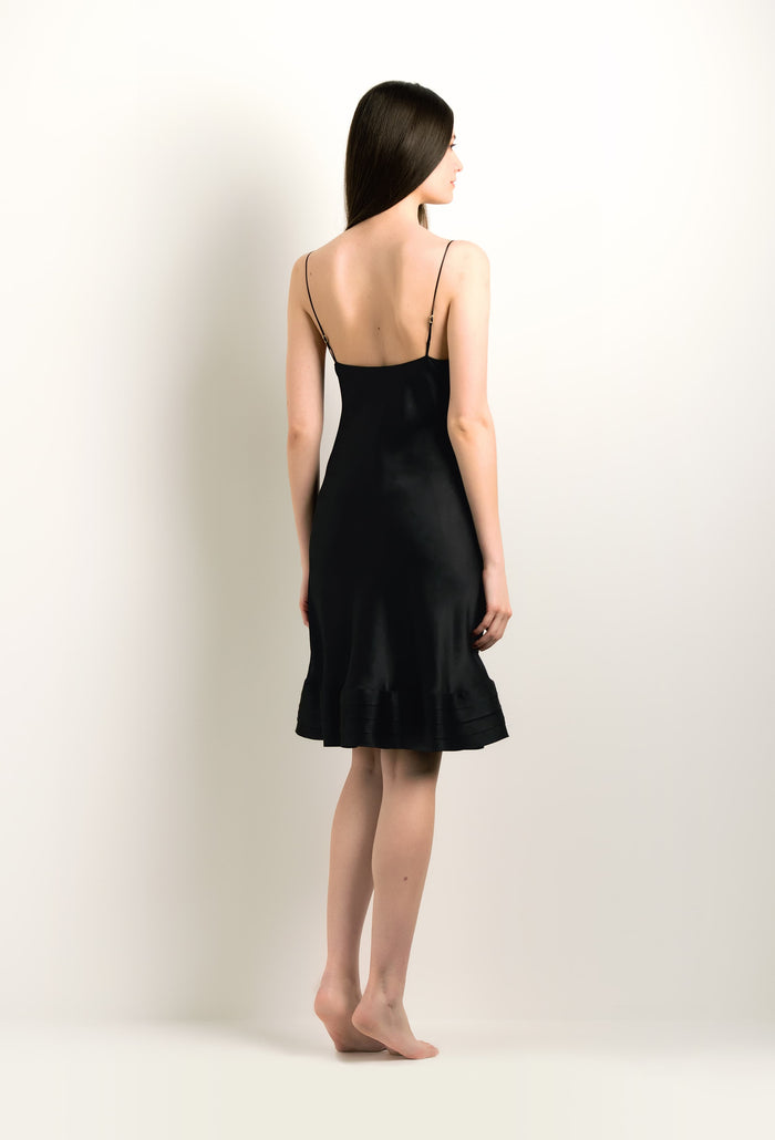 Carine Gilson Nuisette En Soie Noire