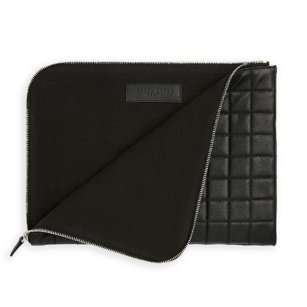 carré royal Black Laptop Case by Carré Royal