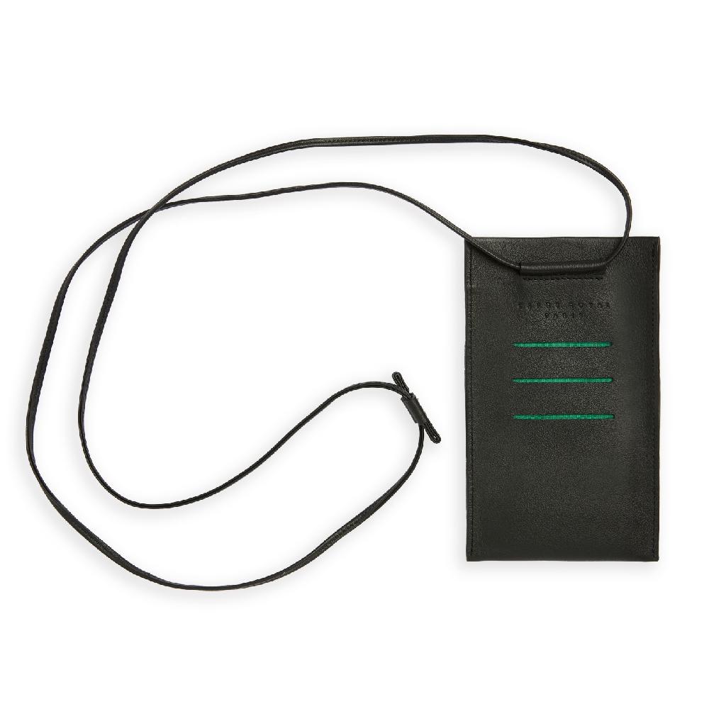 carré royal Etui-téléphone en cuir Noir