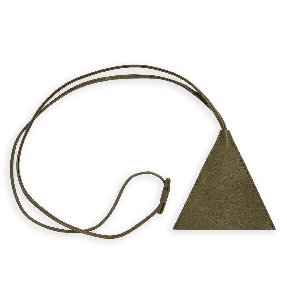 carré royal Kaki Necklace Keychain by Carré Royal