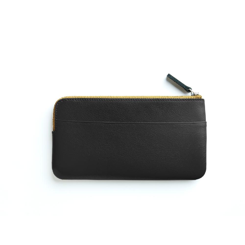 Carré Royal Pochette Noir En Cuir - Carré Royal