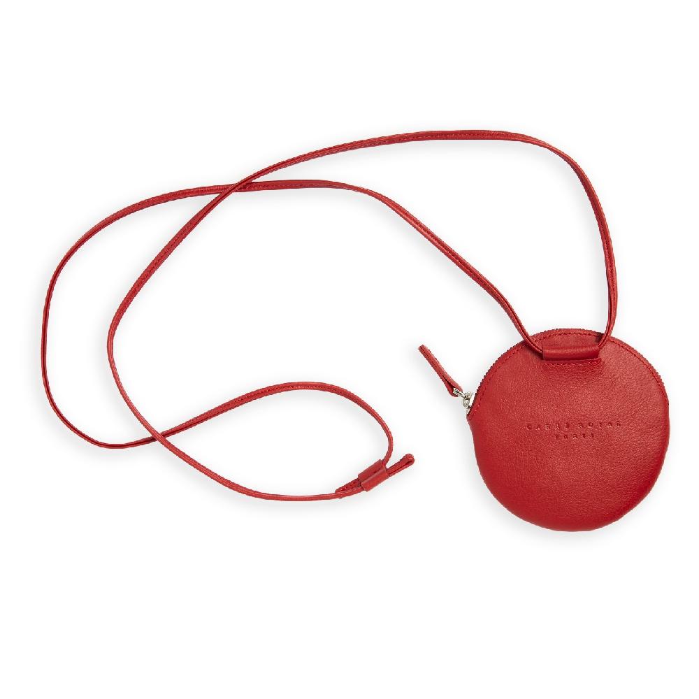 carré royal Red Mini Necklace Purse by Carré Royal