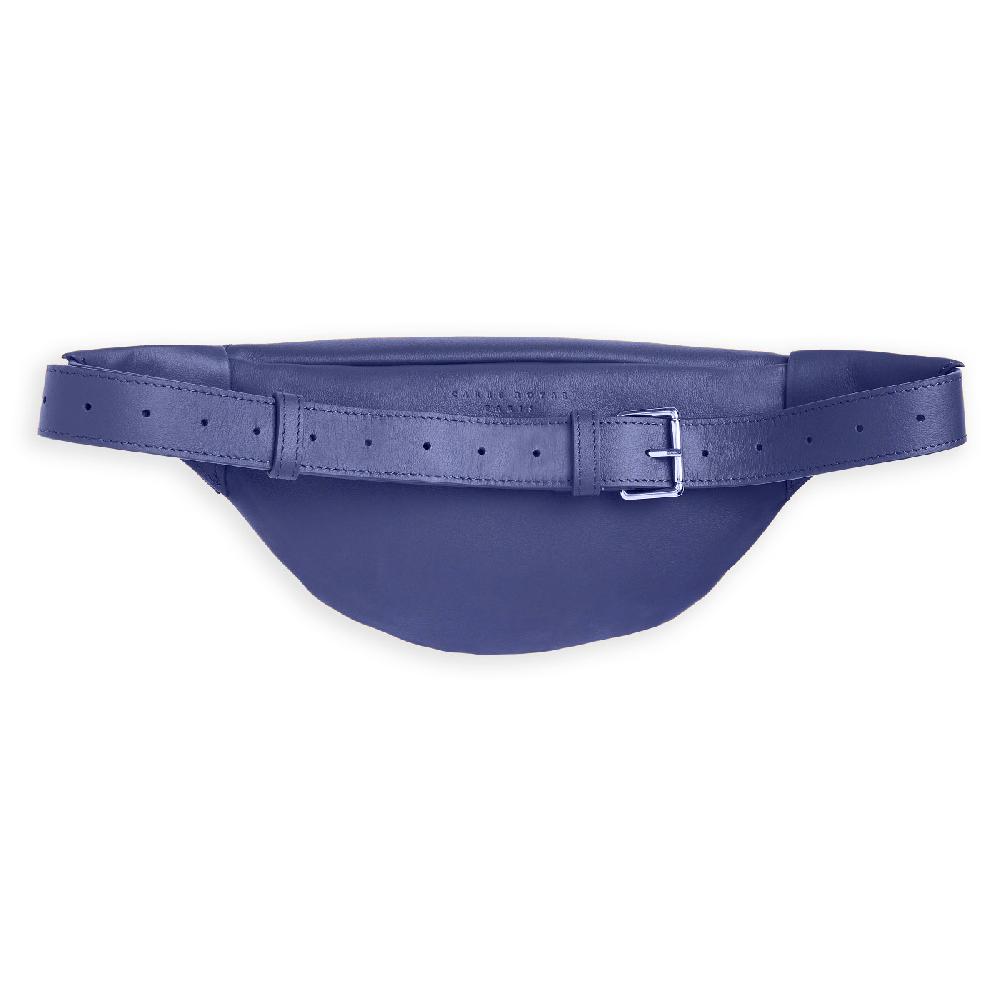Carré Royal Sac-ceinture En Cuir Marine