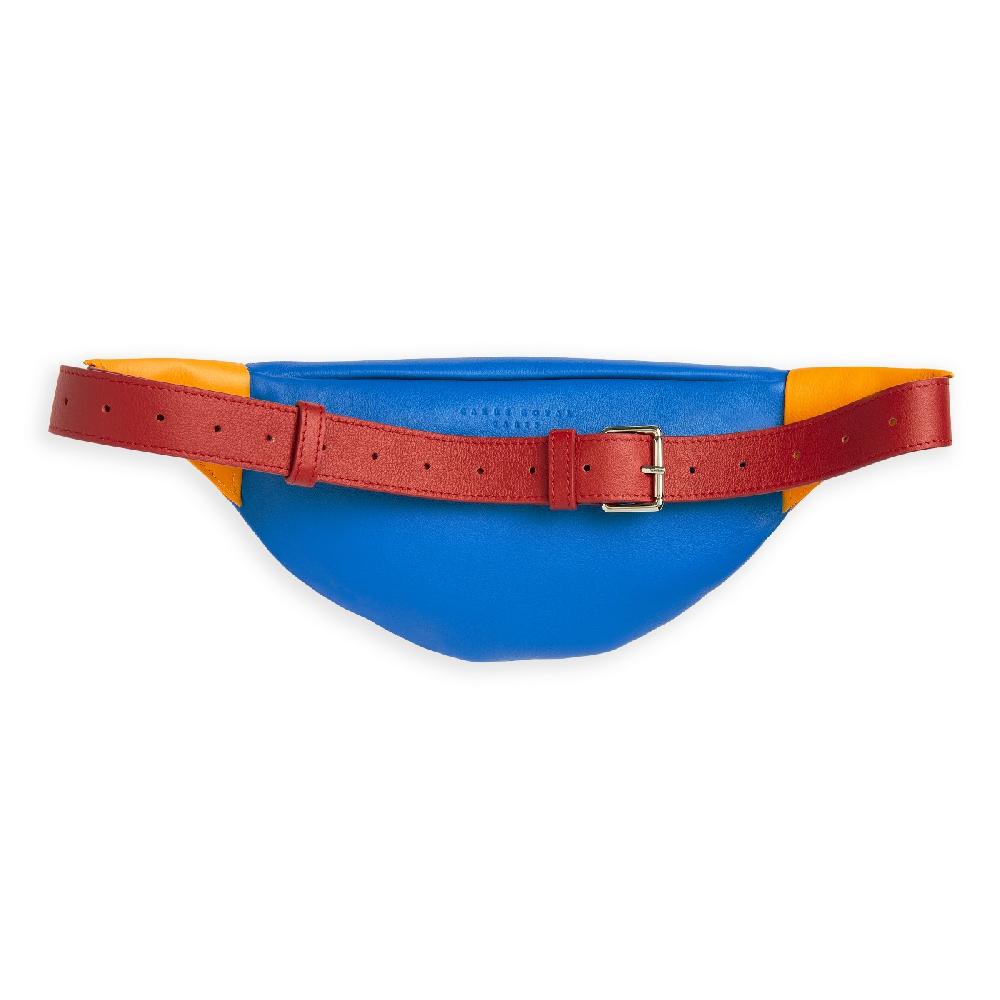 carré Royal Sac-ceinture En Cuir Multicouleurs