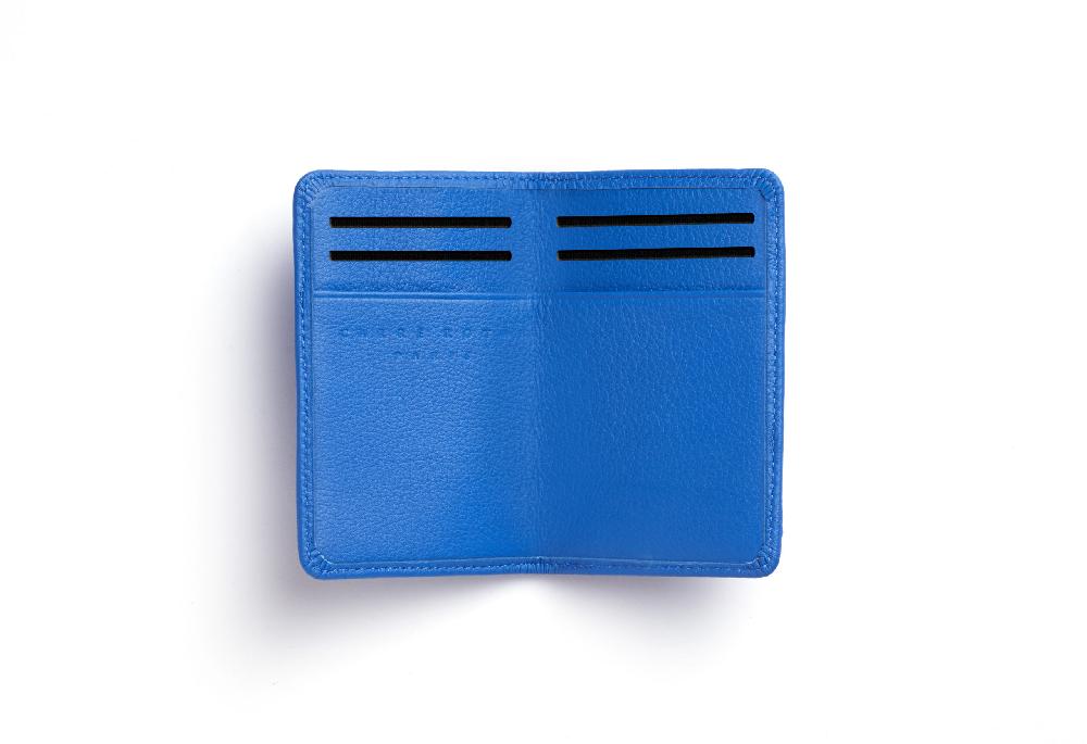carré royal Porte-cartes Bleu-ciel avec élastique de Carré Royal