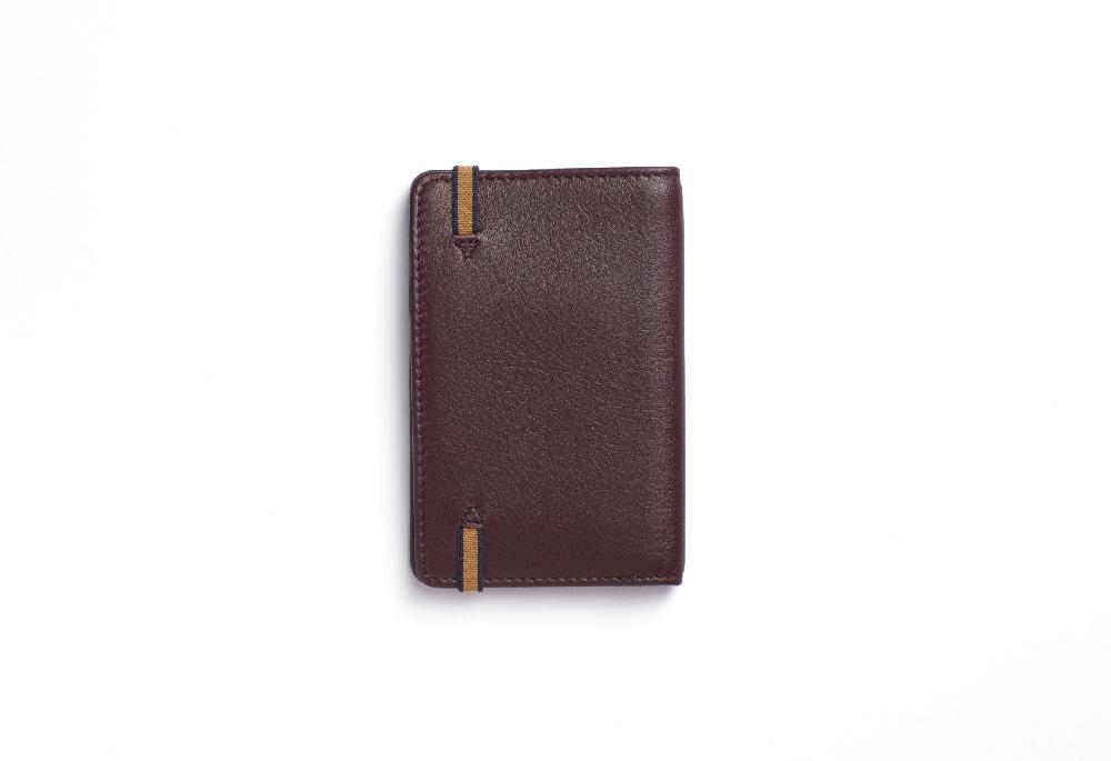 Carré Royal Porte-cartes Bordeaux Avec élastique De Carré Royal