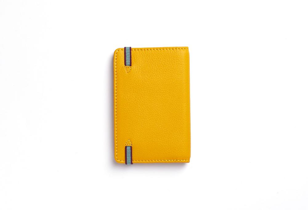 Carré Royal Porte-cartes Jaune Avec élastique De Carré Royal