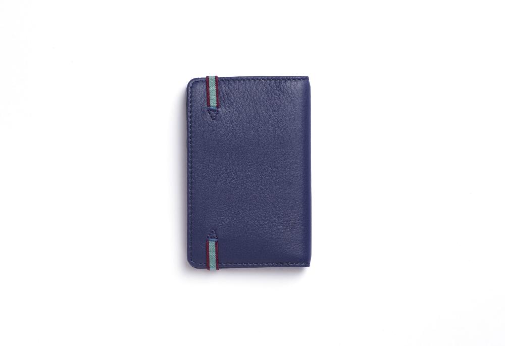 Carré Royal Porte-cartes Marine Avec élastique De Carré Royal