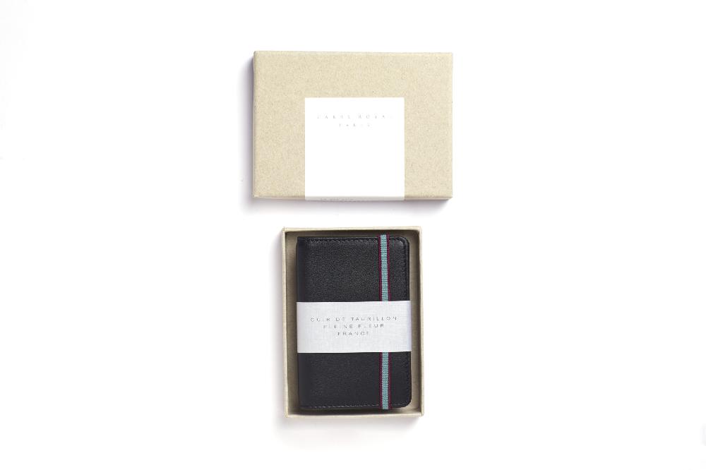 Carré Royal Porte-cartes Noir Avec élastique De Carré Royal