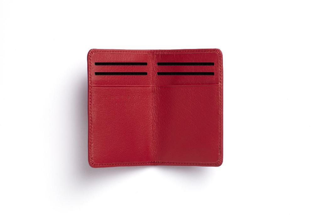 carré royal Porte-cartes Rouge avec élastique de Carré Royal