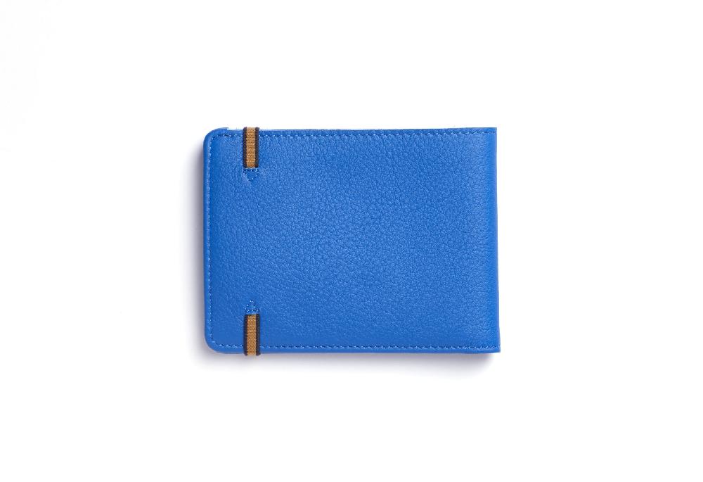 Carré Royal Portefeuille Bleu-ciel Avec élastique De Carré Royal 11.5x8.5
