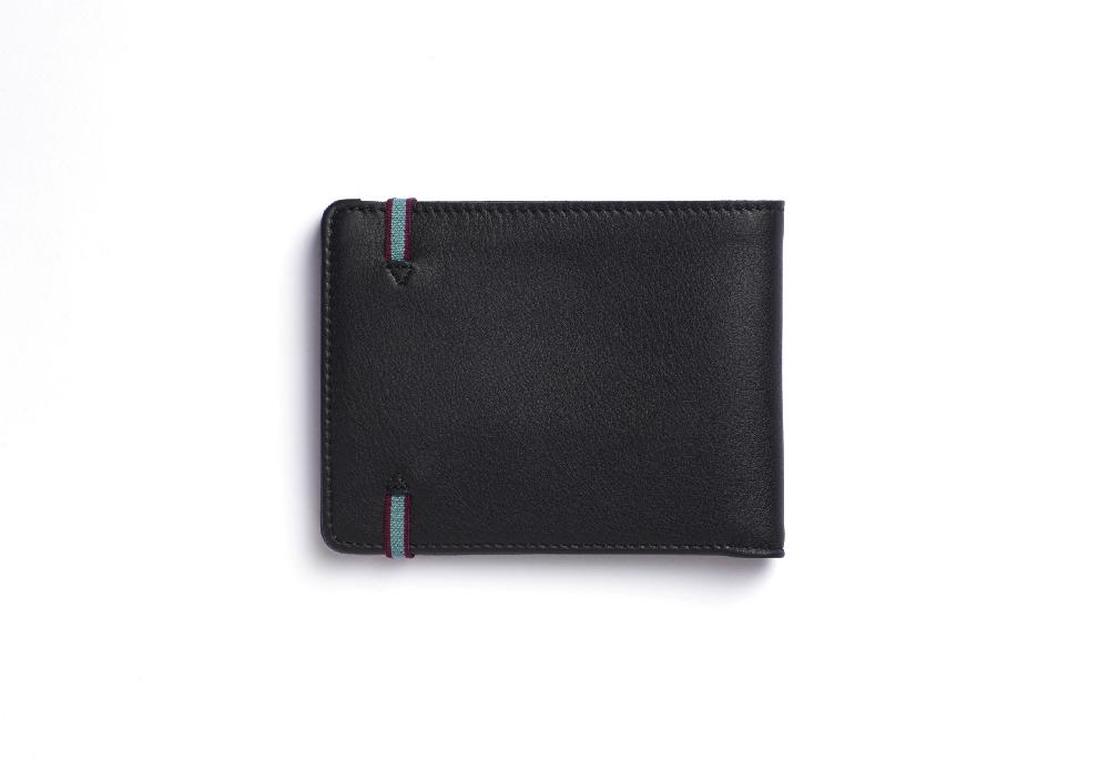 Carré Royal Portefeuille Noir Avec élastique De Carré Royal 11.5x8.5