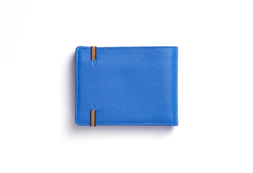 Carré Royal Portefeuille-portemonnaie Bleu-ciel Avec élastique De Carré Royal