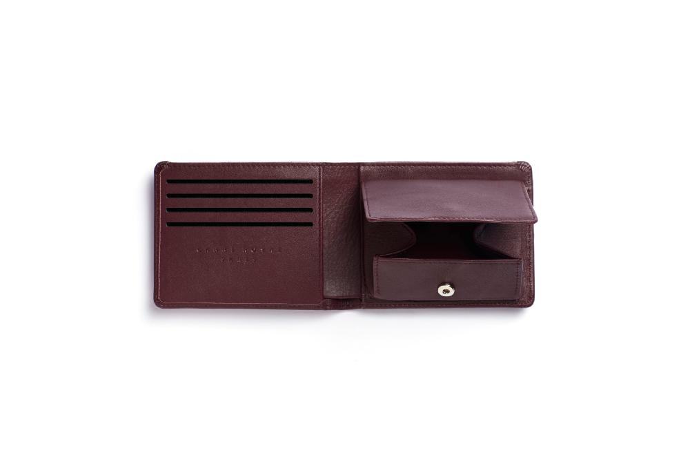 carré royal Portefeuille-portemonnaie Bordeaux avec élastique de Carré Royal