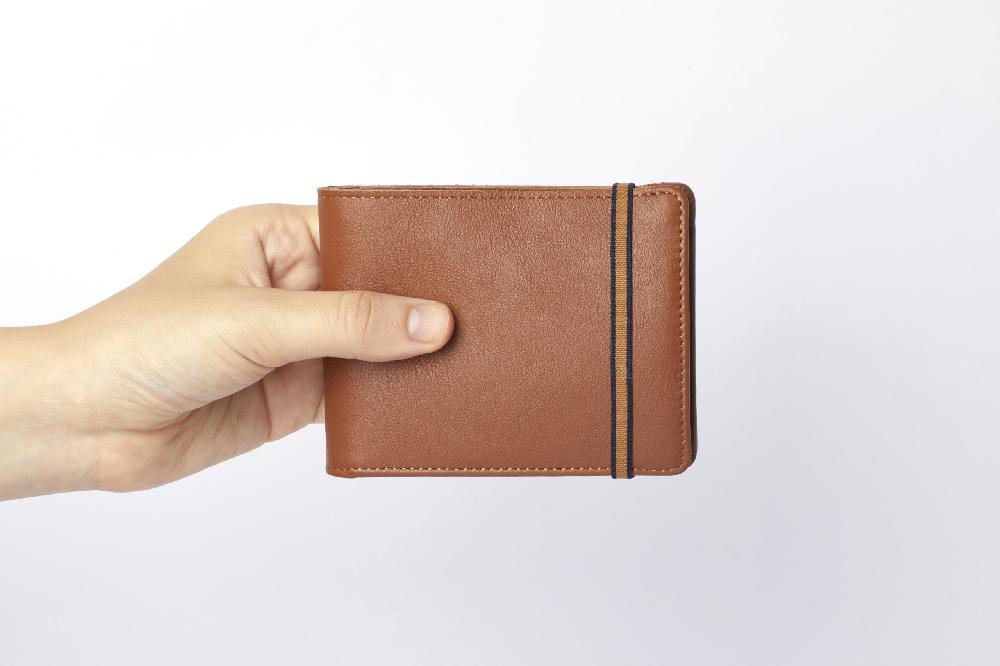 Carré Royal Portefeuille-portemonnaie Gold Avec élastique De Carré Royal