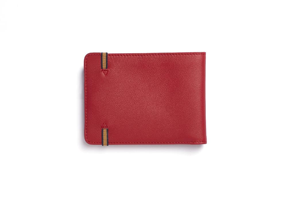 Carré Royal Portefeuille Rouge Avec élastique De Carré Royal 11.5x8.5