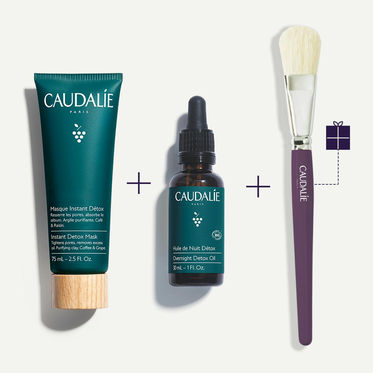caudalie Duo Mixologie Détox Vinergetic C+ & Pinceau