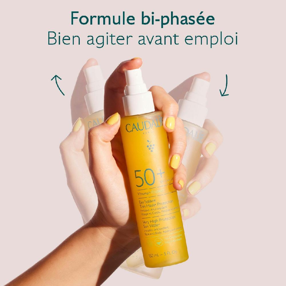 Caudalie Eau Solaire Très Haute Protection SPF 50+ - Vinosun