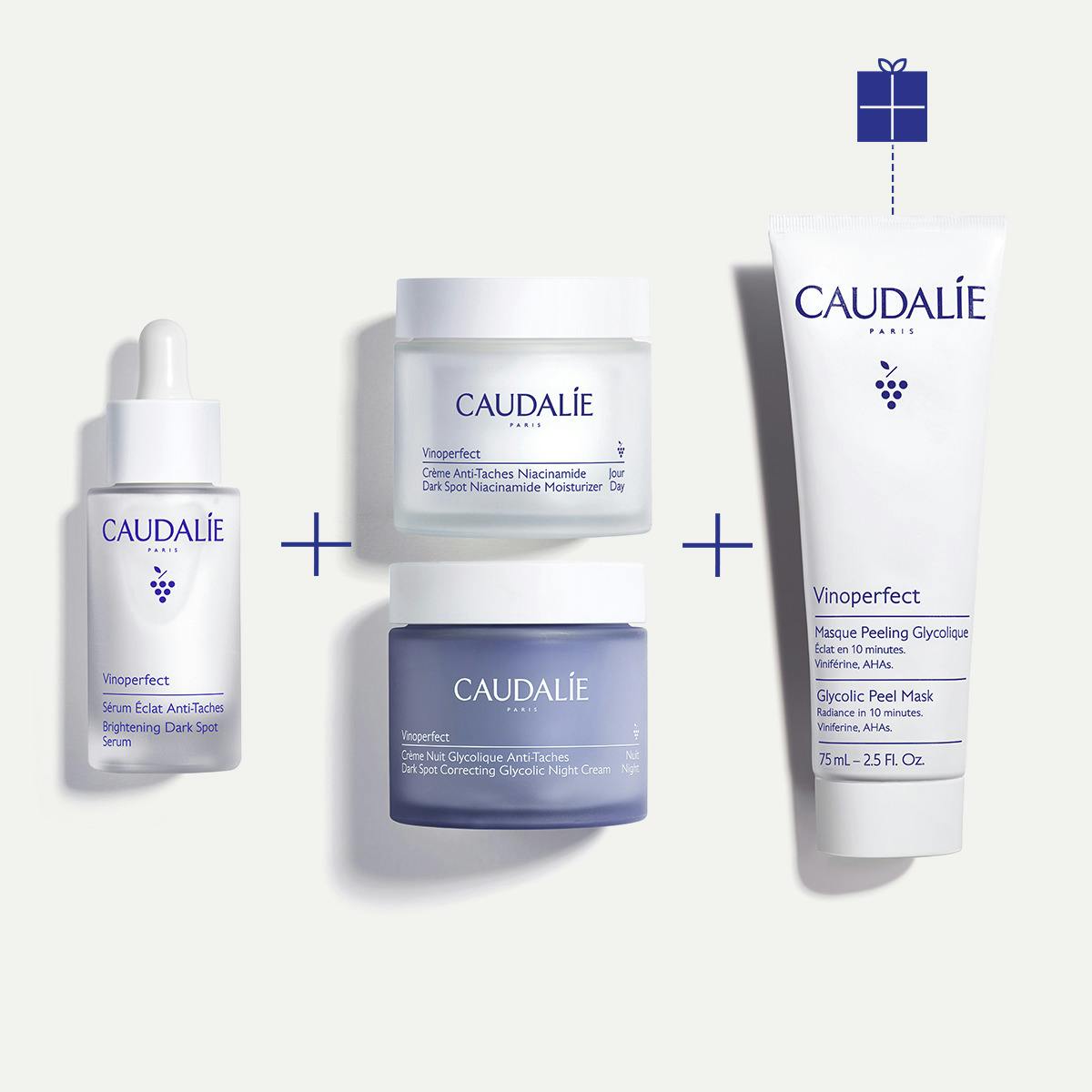 caudalie Routine Jour/Nuit Éclat & Anti-taches Vinoperfect