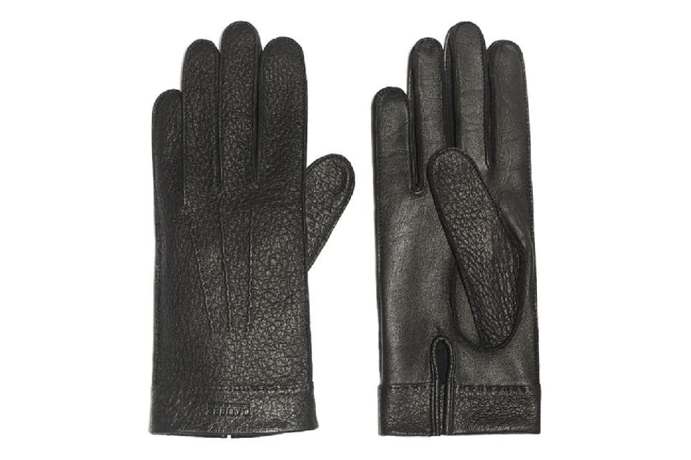 causse Gants Cuir Pecari Agneau - Faubourg- Noir