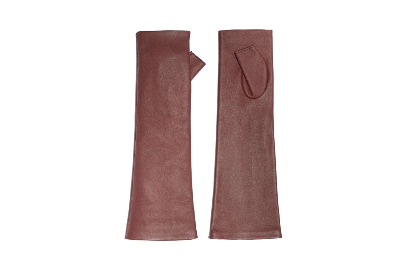 causse Manchettes Cuir Femme - Castiglione Burgungy