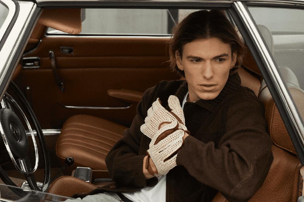 Causse Gants De Conduite Pécari Homme - Rider Crochet