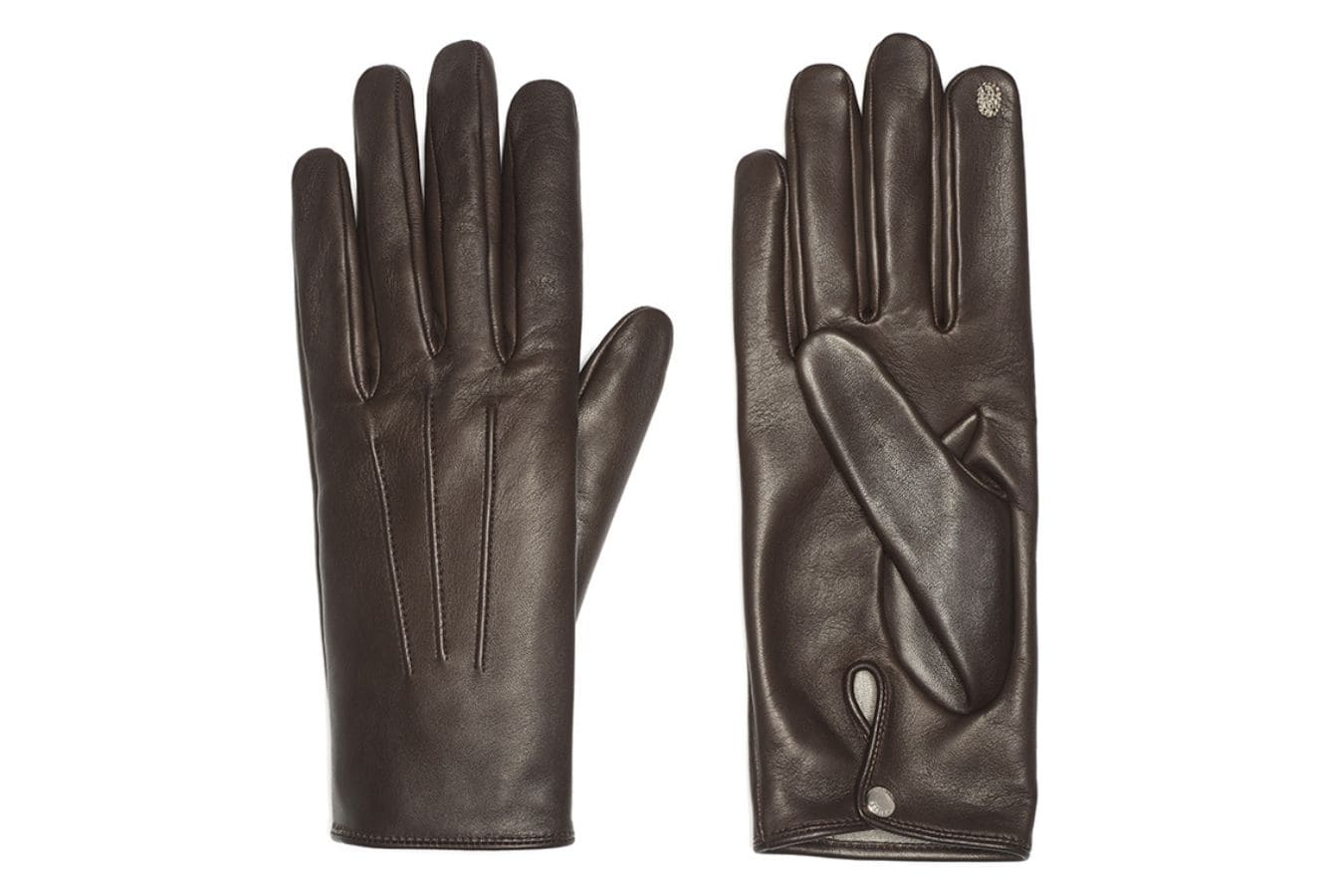 causse Gants Tactiles Made in France - Oscar Chocolat