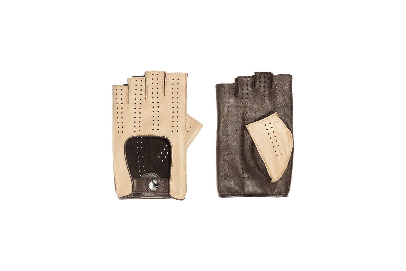 causse Mitaines de Conduite Femme - Bolide Bicolore - Sable