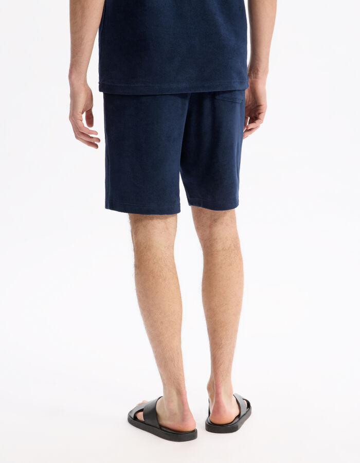 Celio Bermuda 100% Coton - Marine