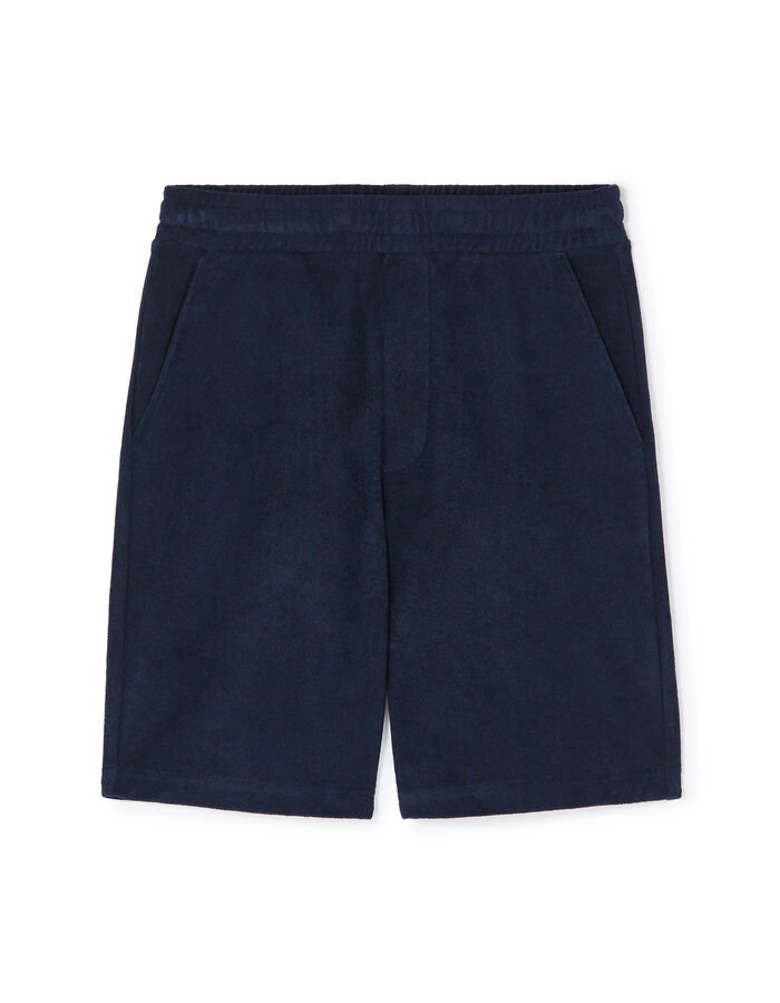 celio Bermuda 100% coton - marine