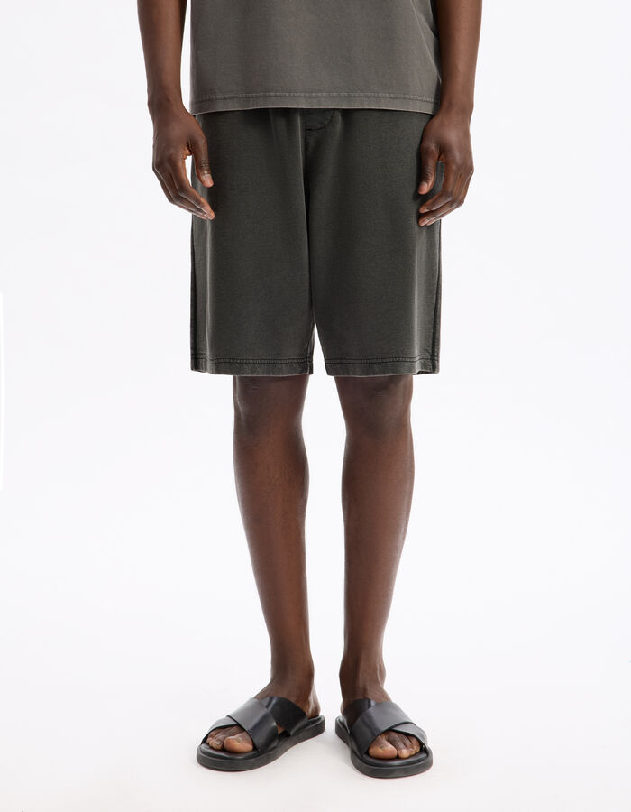 Celio Bermuda 100% Coton - Noir