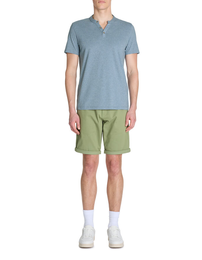 Celio Bermuda 100% Coton Stretch - Vert