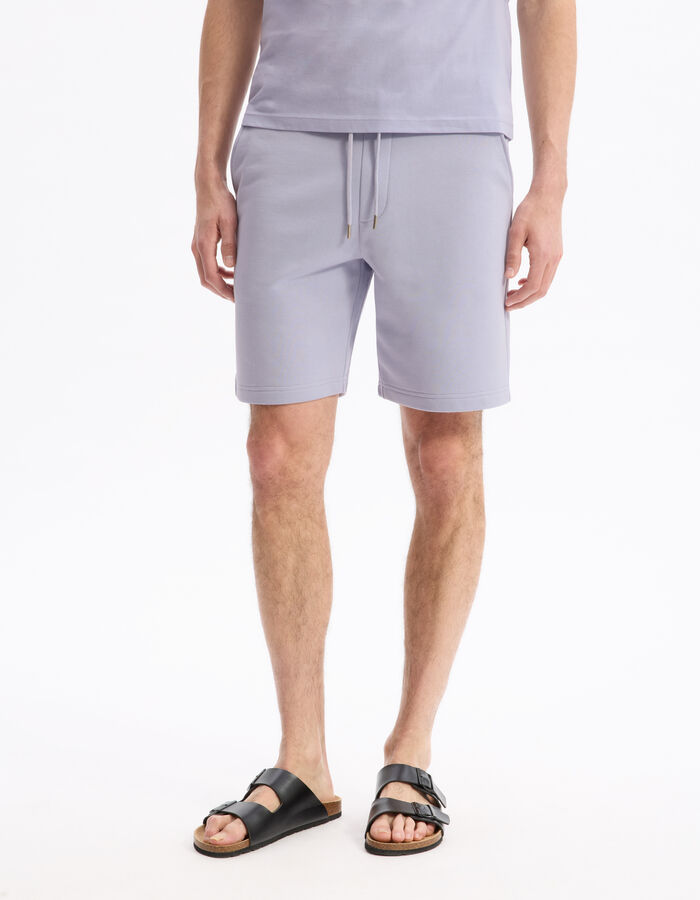 Celio Bermuda 100% Coton - Violet