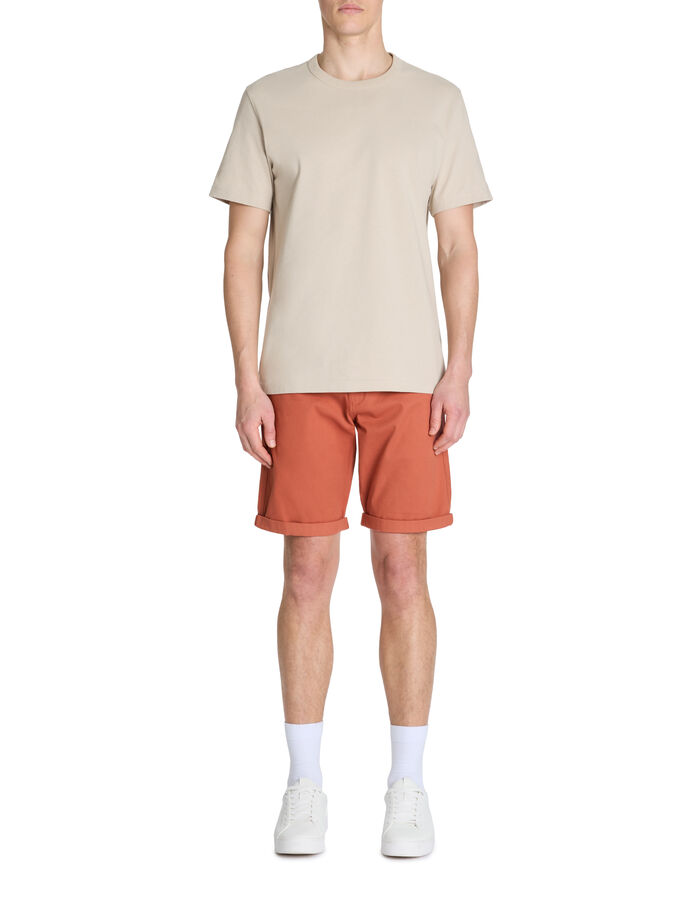 Celio Bermuda Coton Stretch - Terracotta