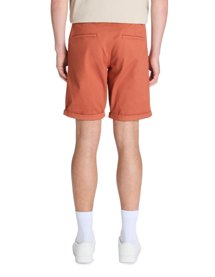 Celio Bermuda Coton Stretch - Terracotta